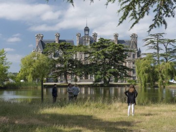 Vue de l'île sur le château © Dominique Drouet
