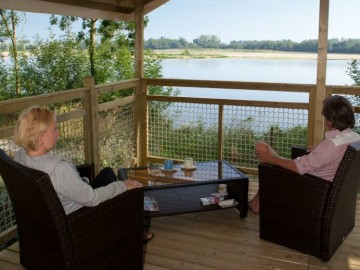 Ecolodge vue sur Loire - _16 Camping L'Isle Verte