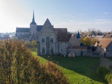 Vue du ciel © Prieuré de Vivoin