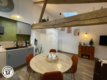 Gîte agréé Gîtes de France en Vendée : Séjour/salon/cuisine_1 Gîtes de France Vendée