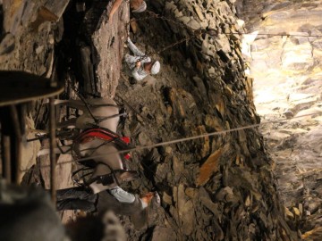 La Mine bleue Chambre d'extraction à 126 mètres sous terre ©La-Mine-bleue