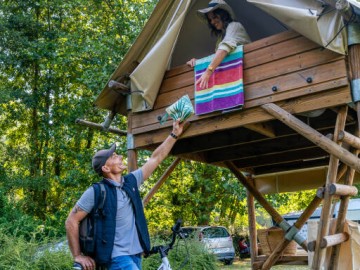 Bivouac - camping le Pont des Fées - Baugé ©Sebastien GAUDARD