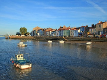 Paimboeuf, situé sur l'estuaire de la Loire