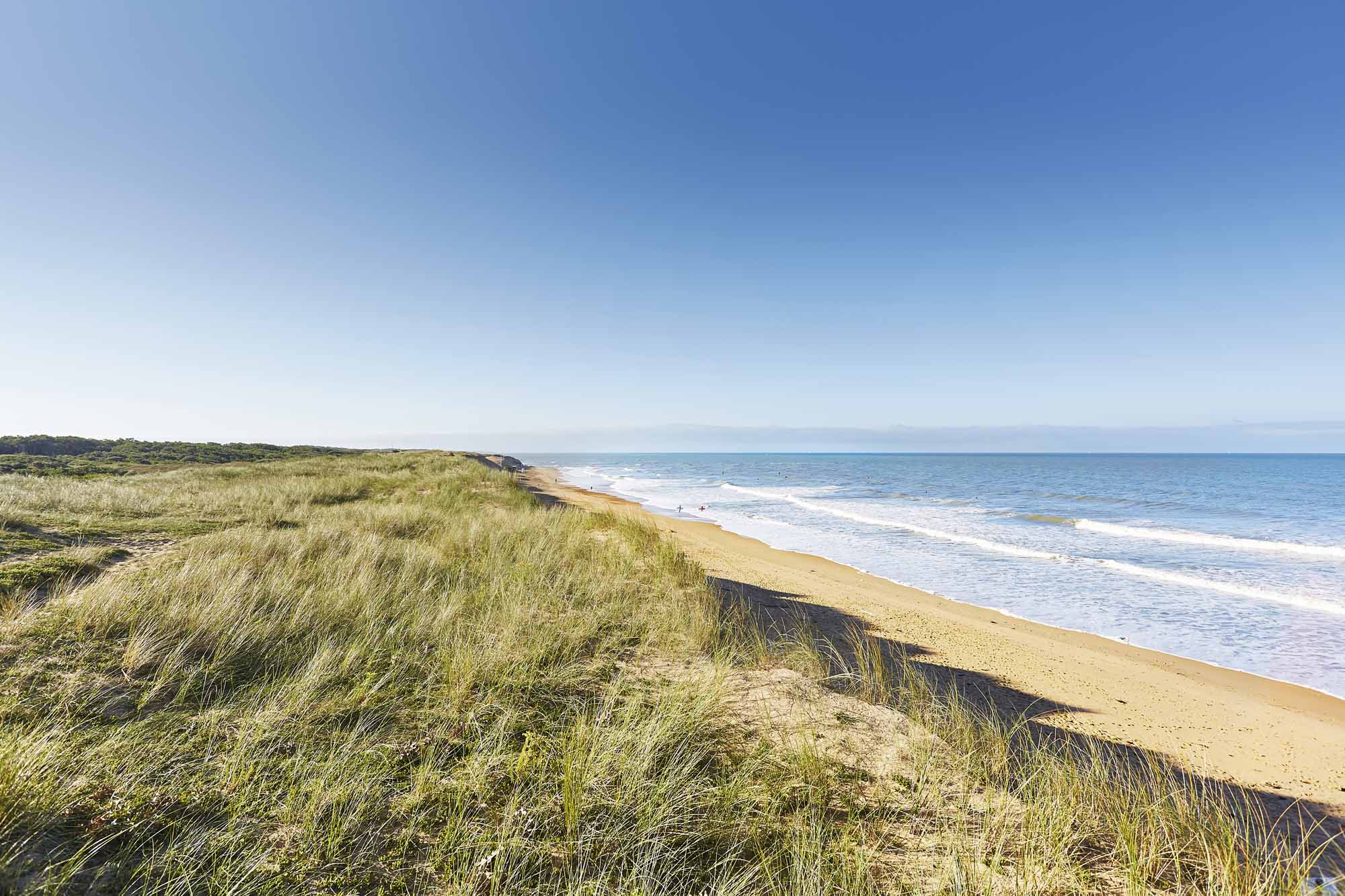 Plage de Sauveterre à Olonne-sur-Mer - Photo A. Lamoureux-Vendée Expansion