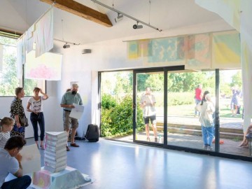 Centre d'art MoulinSart - Intérieur Office de Tourisme Vallée de la Sarthe /Stevan Lira