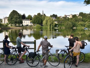 Faire une pause à vélo le long du parcours